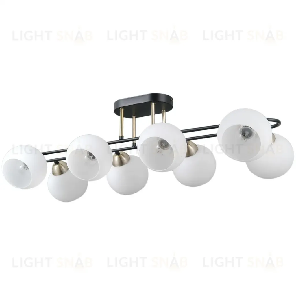Потолочная люстра Illumico IL0790-8CSQ-25 BK AB TRENTO IL0790-8CSQ-25 BK AB TRENTO