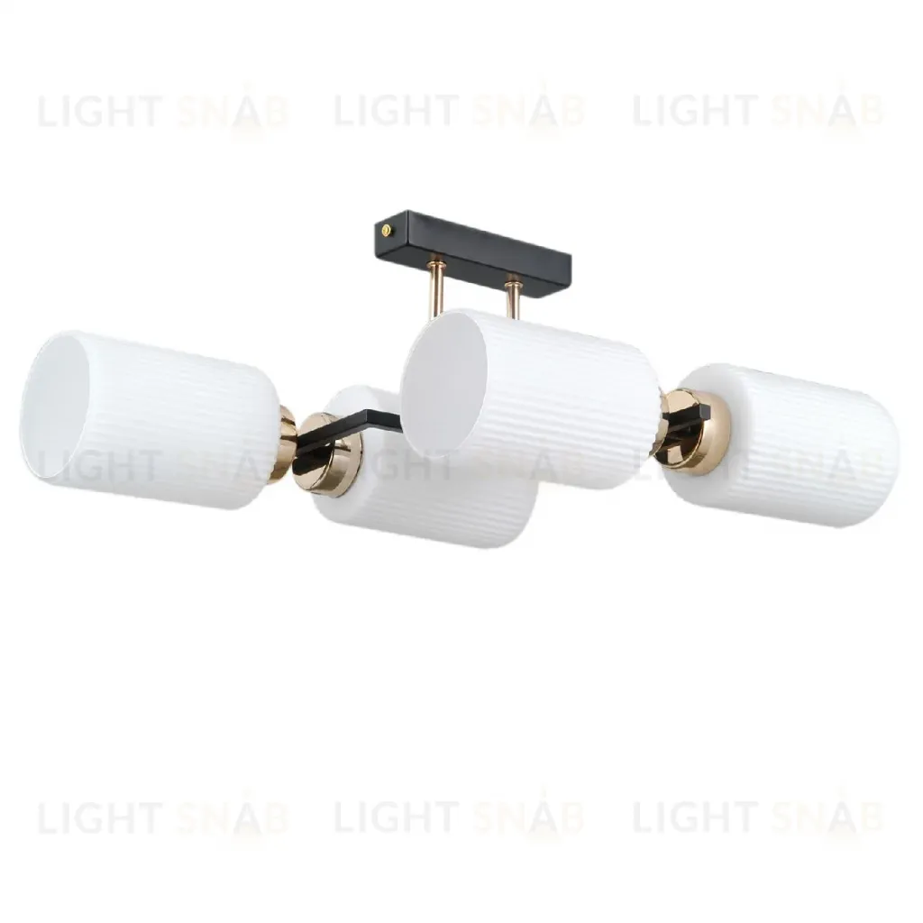 Потолочная люстра Illumico IL0809-4ASQ-25 BK AB NAPLES IL0809-4ASQ-25 BK AB NAPLES