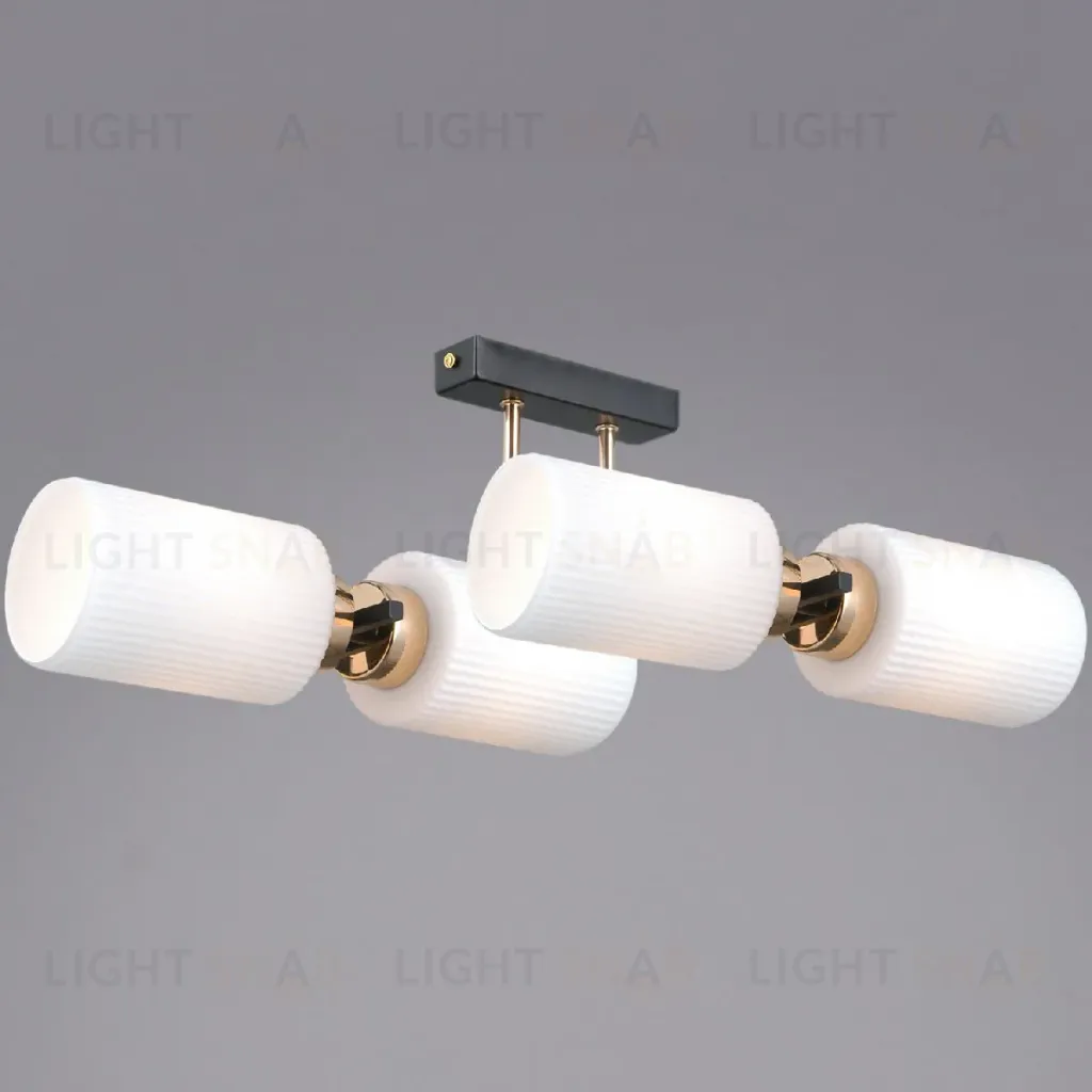 Потолочная люстра Illumico IL0809-4ASQ-25 BK AB NAPLES IL0809-4ASQ-25 BK AB NAPLES
