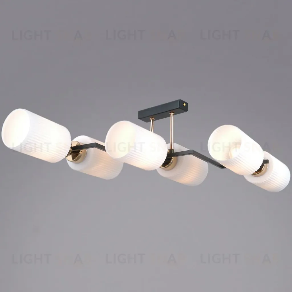 Потолочная люстра Illumico IL0809-6ASQ-25 BK AB NAPLES IL0809-6ASQ-25 BK AB NAPLES