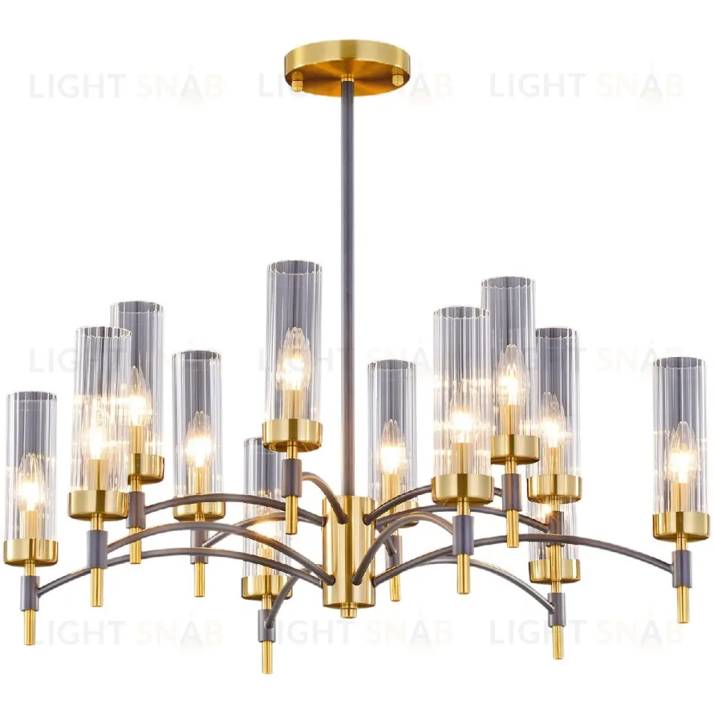 Люстра на штанге Illumico IL5177-6+6PLS-29 BRASS TUBO IL5177-6+6PLS-29 BRASS TUBO