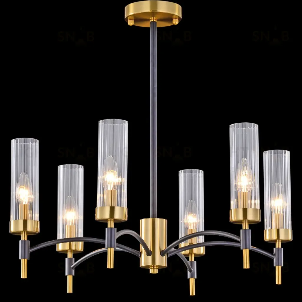 Люстра на штанге Illumico IL5177-6PLS-29 BRASS TUBO IL5177-6PLS-29 BRASS TUBO