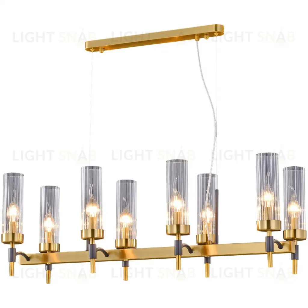 Подвесная люстра Illumico IL5177-8LLS-29 BRASS TUBO IL5177-8LLS-29 BRASS TUBO