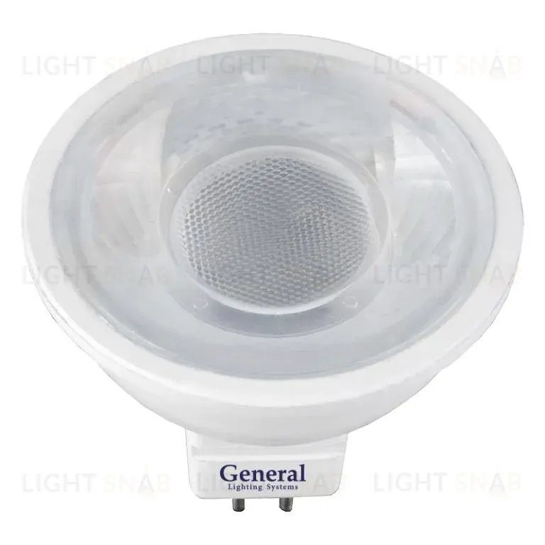 Светодиодная лампа General GLDEN-MR16-7-230-GU5.3-4500 643500 643500