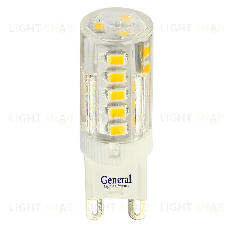 Светодиодная лампа General GLDEN-G9-5-P-220-4500 653900 653900