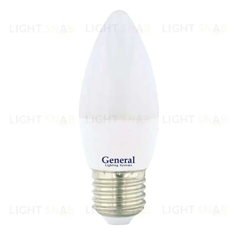 Светодиодная лампа General GLDEN-CF-7-230-E27-2700 650000 650000