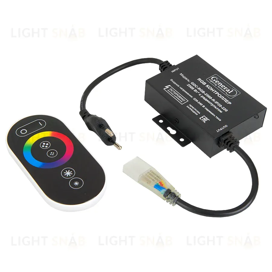 Контроллер General GDC-RGB-2500-R-IP20-220 512119 512119