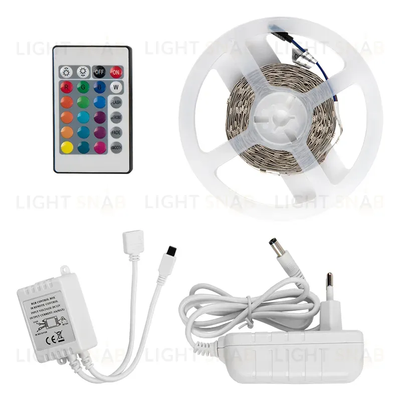 Светодиодная лента (комплект) General GLS-5050-30-7.2-12-IP20-PRO-RGB-5-KIT 503622 503622