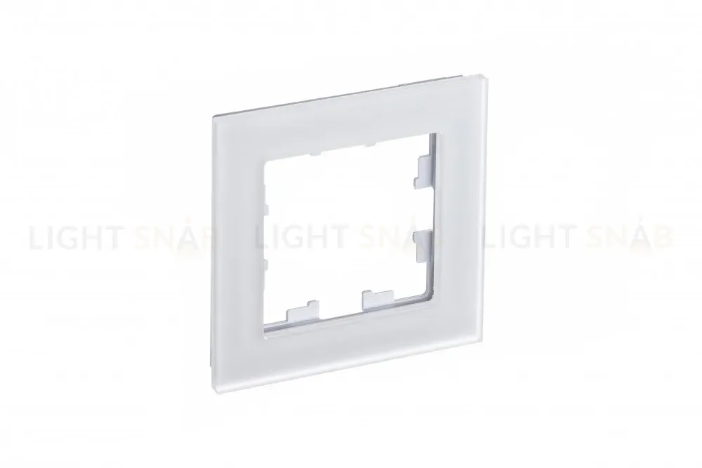 Рамка 1-ая Systeme Electric AtlasDesign Nature Матовое стекло белый ATN330101 ATN330101