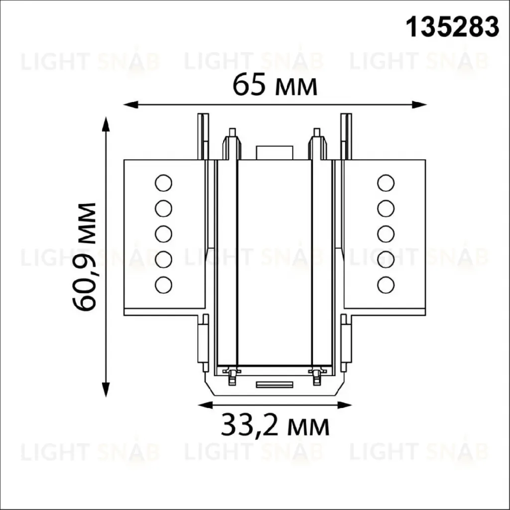 Соединитель Г-образный Novotech Shino Smal 135283 135283