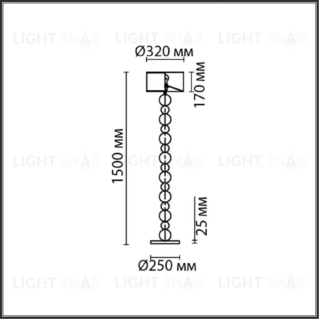 Торшер Lumion Neoclassi Navila 8079/1F 8079/1F
