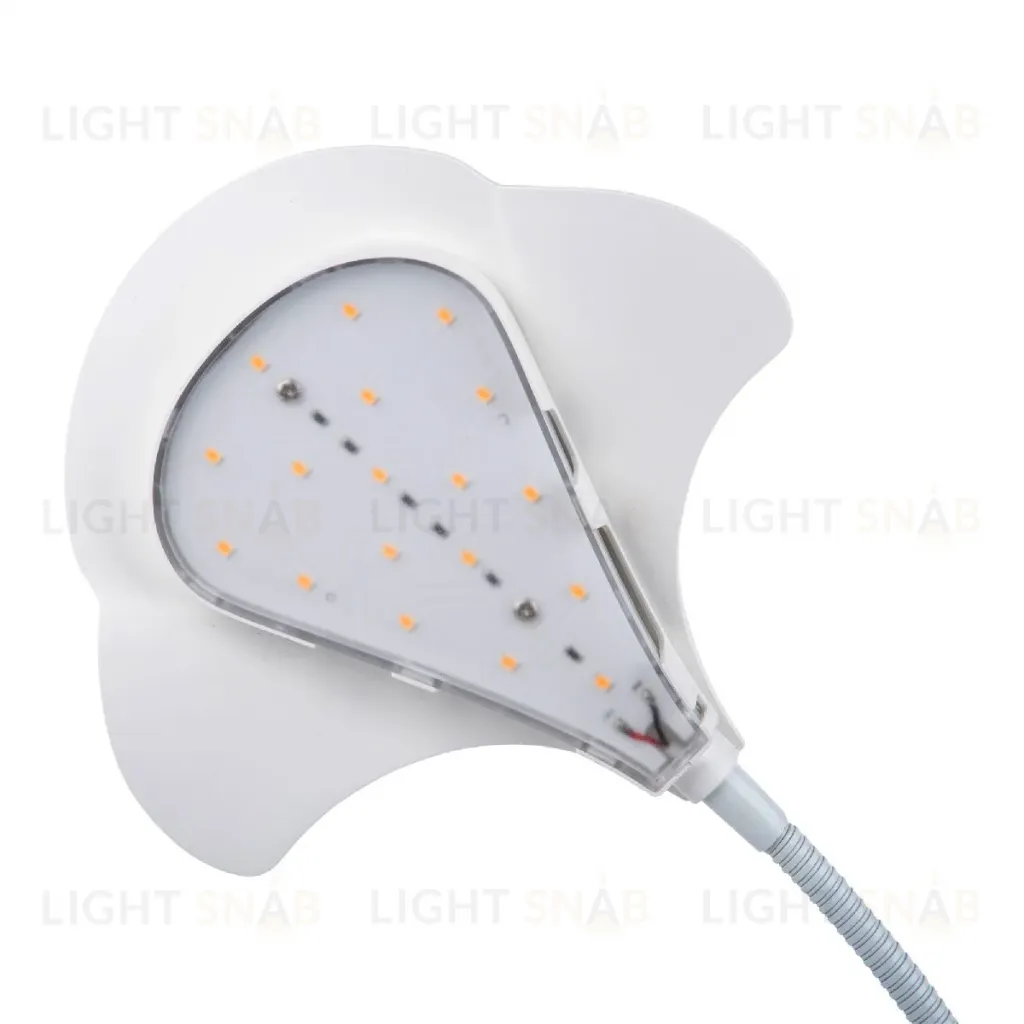 Светильник для растений Uniel ULT-P35M-15W/SPLE/TM IP40 WHITE LEAF UL-00012580 ULT-P35M-15W/SPLE/TM IP40 WHITE LEAF