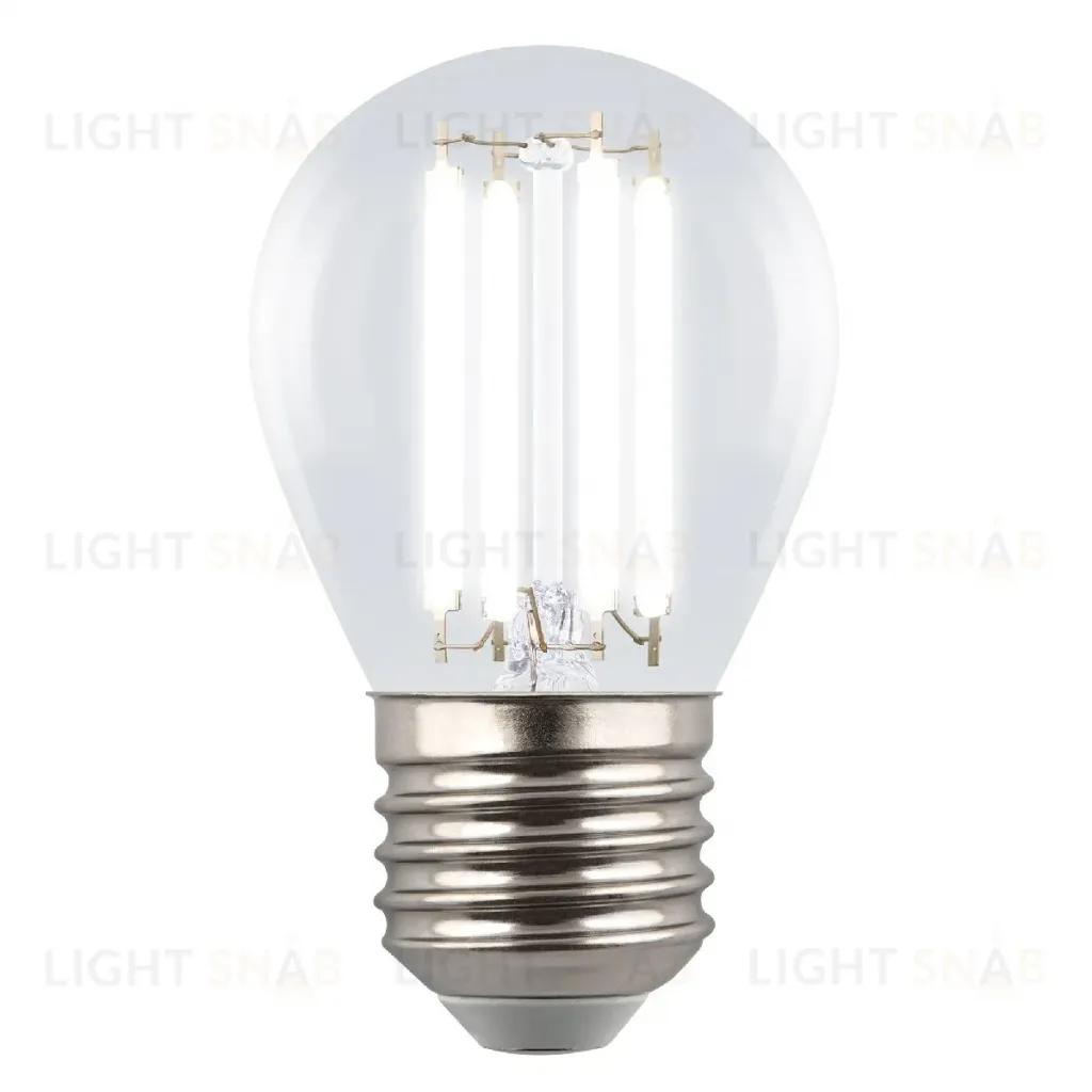 Лампа светодиодная филаментная Uniel LED-G45-4W/4000K/E27/CL GLY01TR UL-00011941 LED-G45-4W/4000K/E27/CL GLY01TR