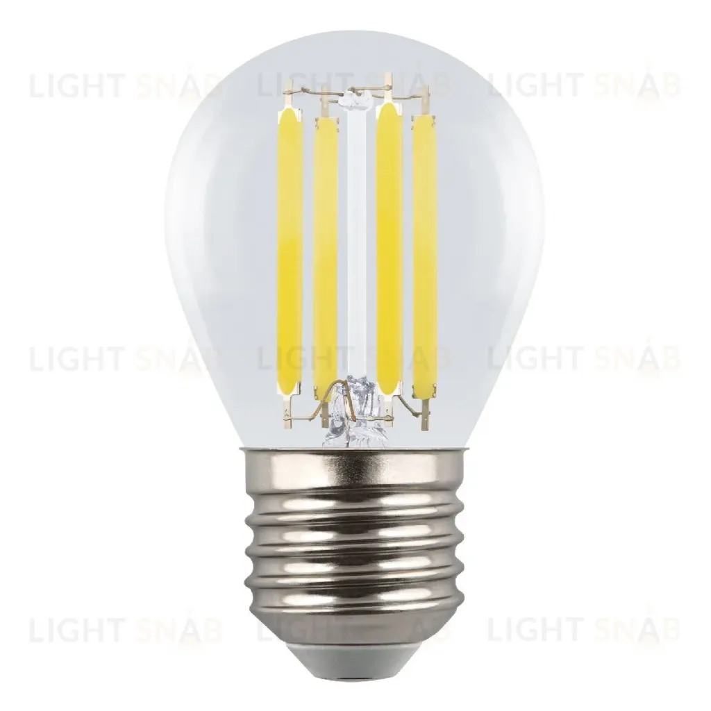 Лампа светодиодная филаментная Uniel LED-G45-4W/4000K/E27/CL GLY01TR UL-00011941 LED-G45-4W/4000K/E27/CL GLY01TR