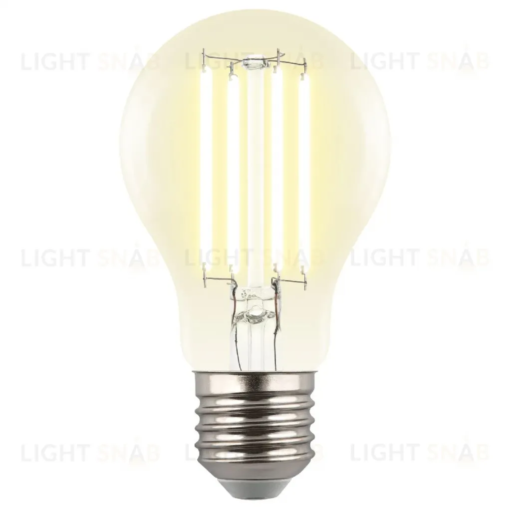 Лампа светодиодная филаментная Uniel LED-A60-7W/3000K/E27/CL GLY01TR UL-00011934 LED-A60-7W/3000K/E27/CL GLY01TR