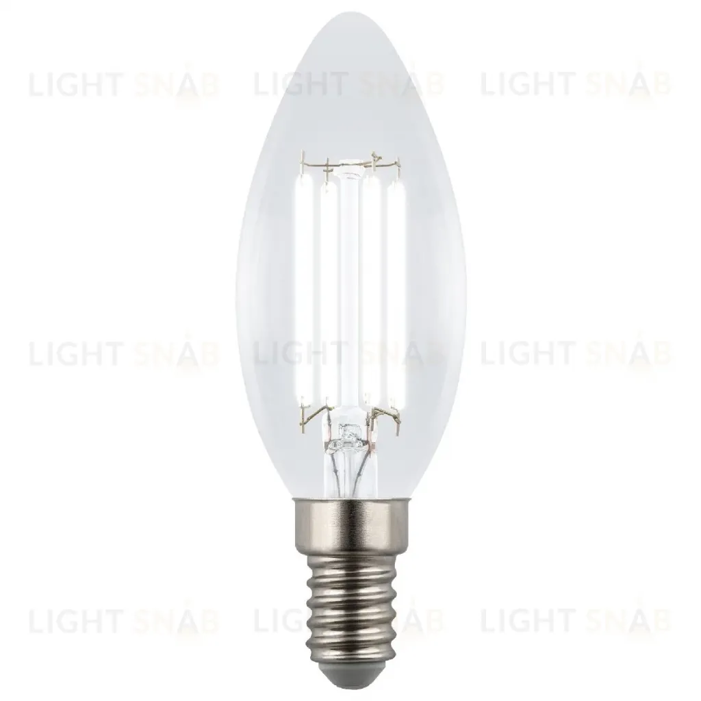 Лампа светодиодная филаментная Uniel LED-C35-4W/4000K/E14/CL GLY01TR UL-00011937 LED-C35-4W/4000K/E14/CL GLY01TR