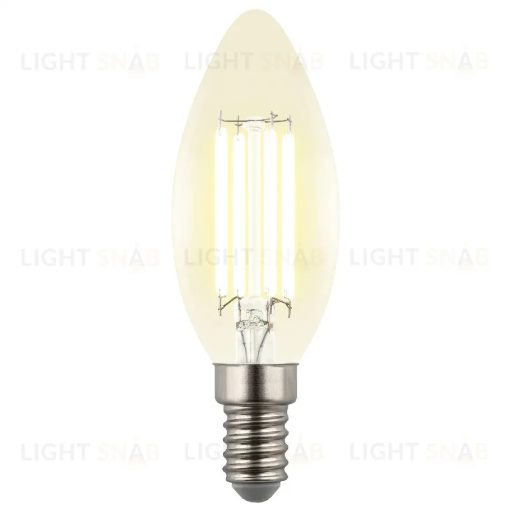 Лампа светодиодная филаментная Uniel LED-C35-4W/3000K/E14/CL GLY01TR UL-00011936 LED-C35-4W/3000K/E14/CL GLY01TR