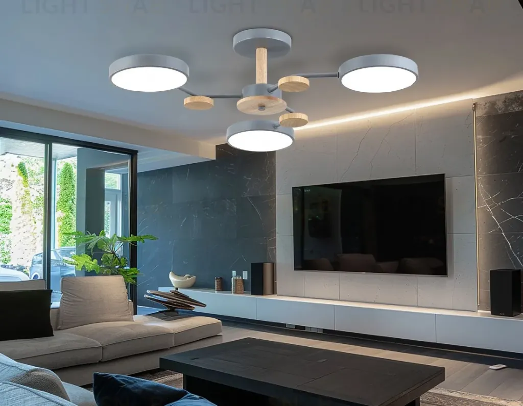Люстра на штанге Ambrella Light Linetech Comfort FL4856 FL4856