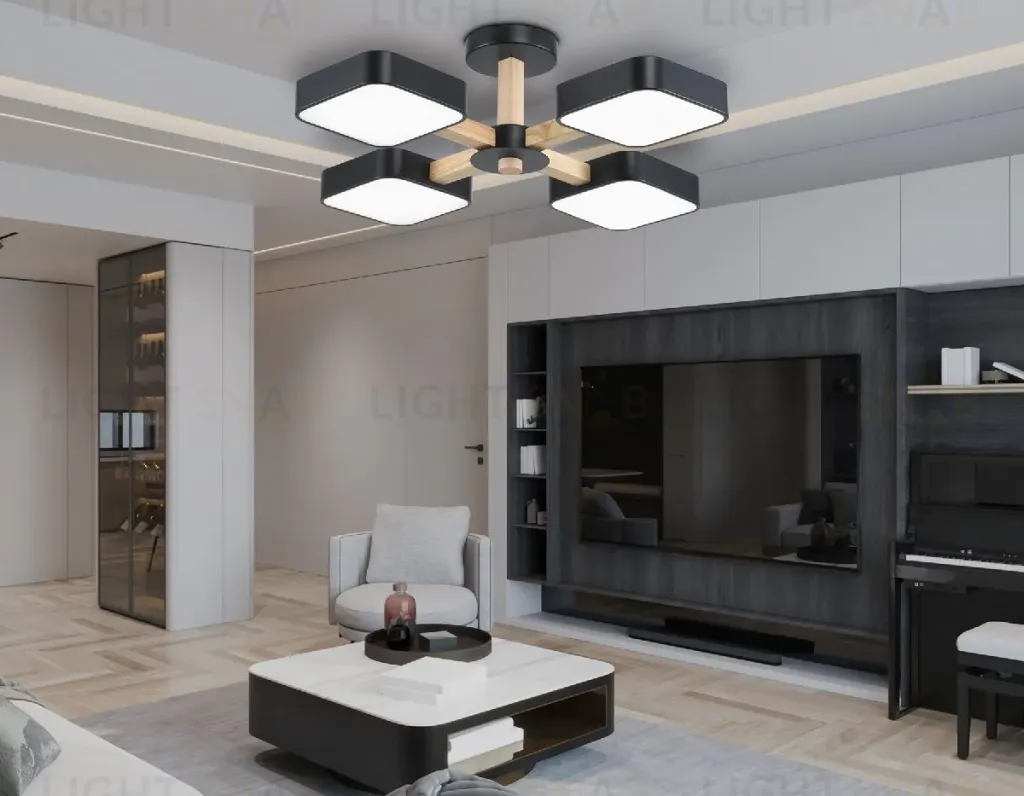 Люстра на штанге Ambrella Light Linetech Comfort FL4880 FL4880