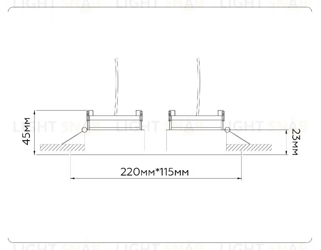 Встраиваемый светильник Ambrella Light GX Standard Tech Techno Spot TN51920 TN51920