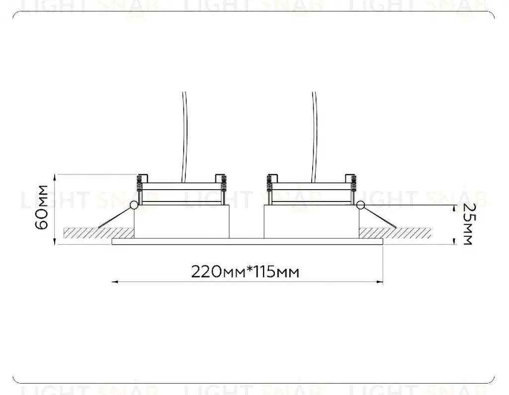Встраиваемый светильник Ambrella Light GX Standard Tech Techno Spot TN52343 TN52343
