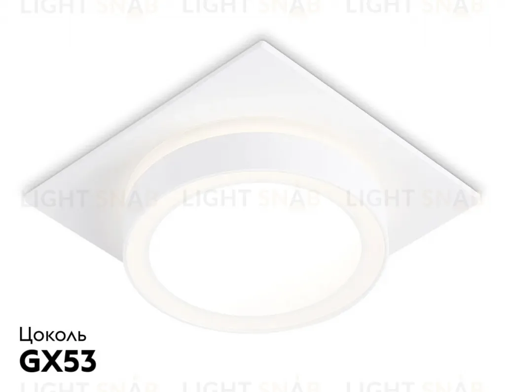 Встраиваемый светильник Ambrella Light GX53 Acrylic Tech Techno Spot TN52421 TN52421