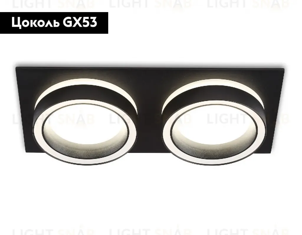 Встраиваемый светильник Ambrella Light GX53 Acrylic Tech Techno Spot TN52424 TN52424