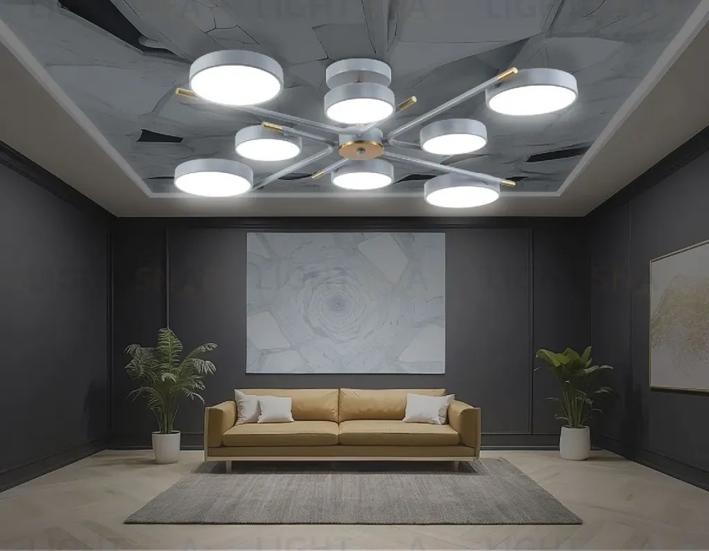Люстра на штанге Ambrella Light Linetech Comfort FL516339 FL516339