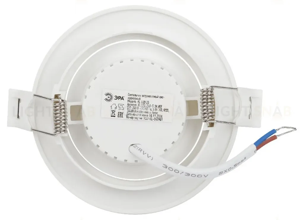 Встраиваемый светильник Эра KL LED 25A-5 3K WH Б0068128 Б0068128