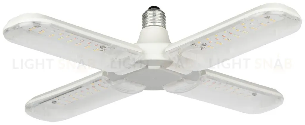Фитолампа светодиодная для растений Эра FITO-36W-Rа90-E27-FOLD 3800K Б0061430 Б0061430