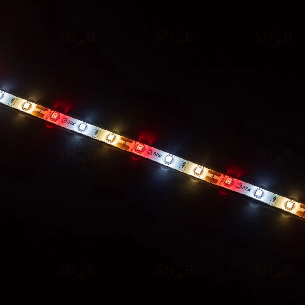 Светодиодная лента для растений Эра FITO-Strip Light-Rа90-27W-3m-12V-IP65 4000K Б0064597 Б0064597
