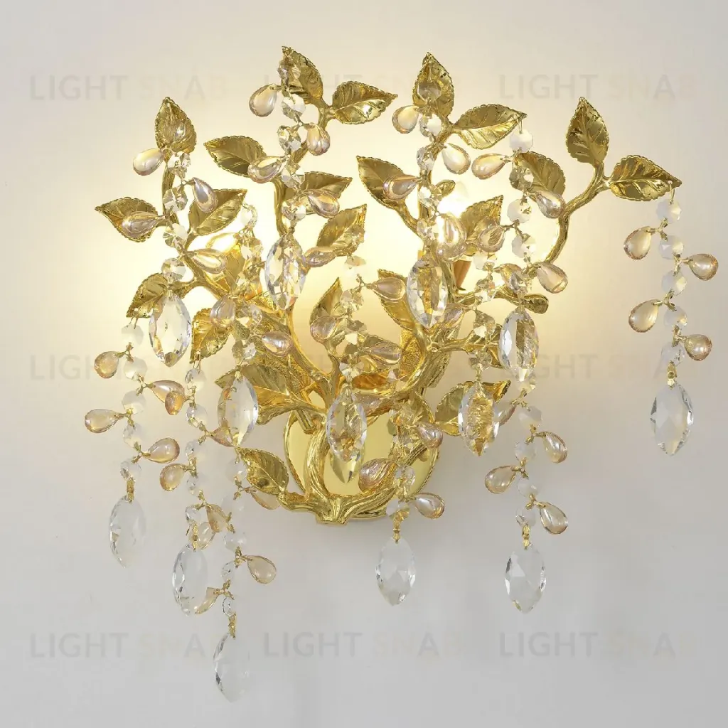 Настенный светильник Crystal Lux EDEN AP2 GOLD EDEN AP2 GOLD