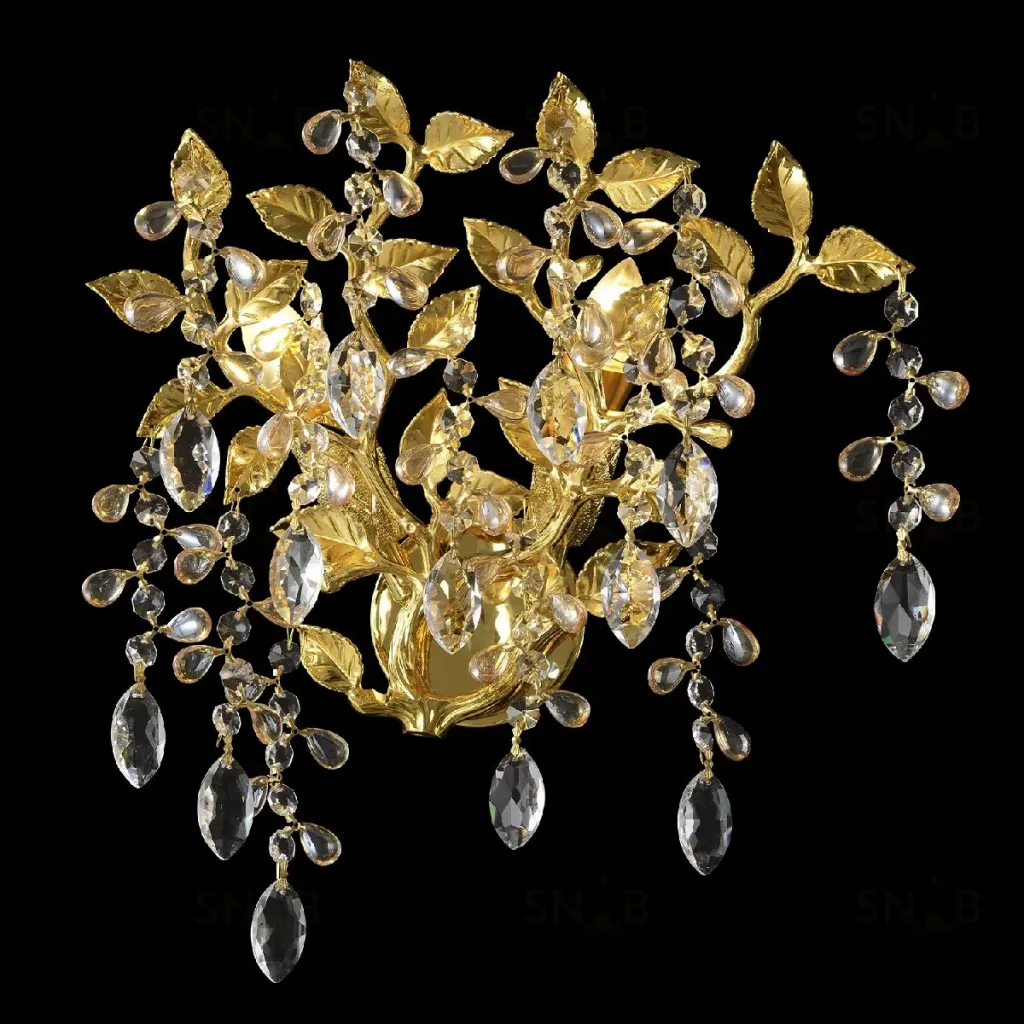 Настенный светильник Crystal Lux EDEN AP2 GOLD EDEN AP2 GOLD