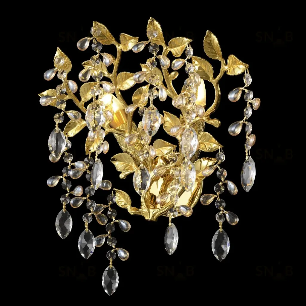 Настенный светильник Crystal Lux EDEN AP2 GOLD EDEN AP2 GOLD