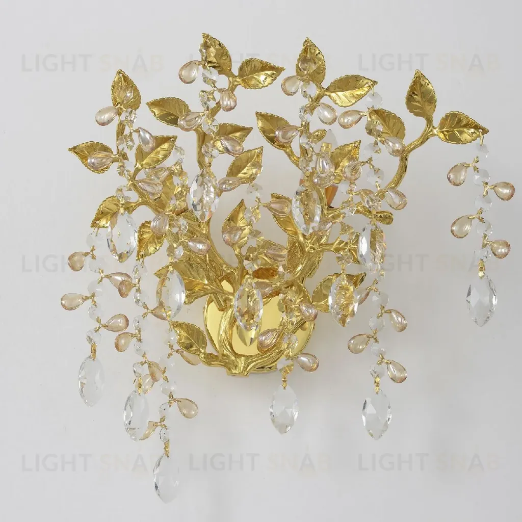 Настенный светильник Crystal Lux EDEN AP2 GOLD EDEN AP2 GOLD