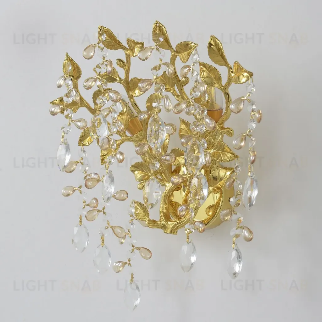 Настенный светильник Crystal Lux EDEN AP2 GOLD EDEN AP2 GOLD