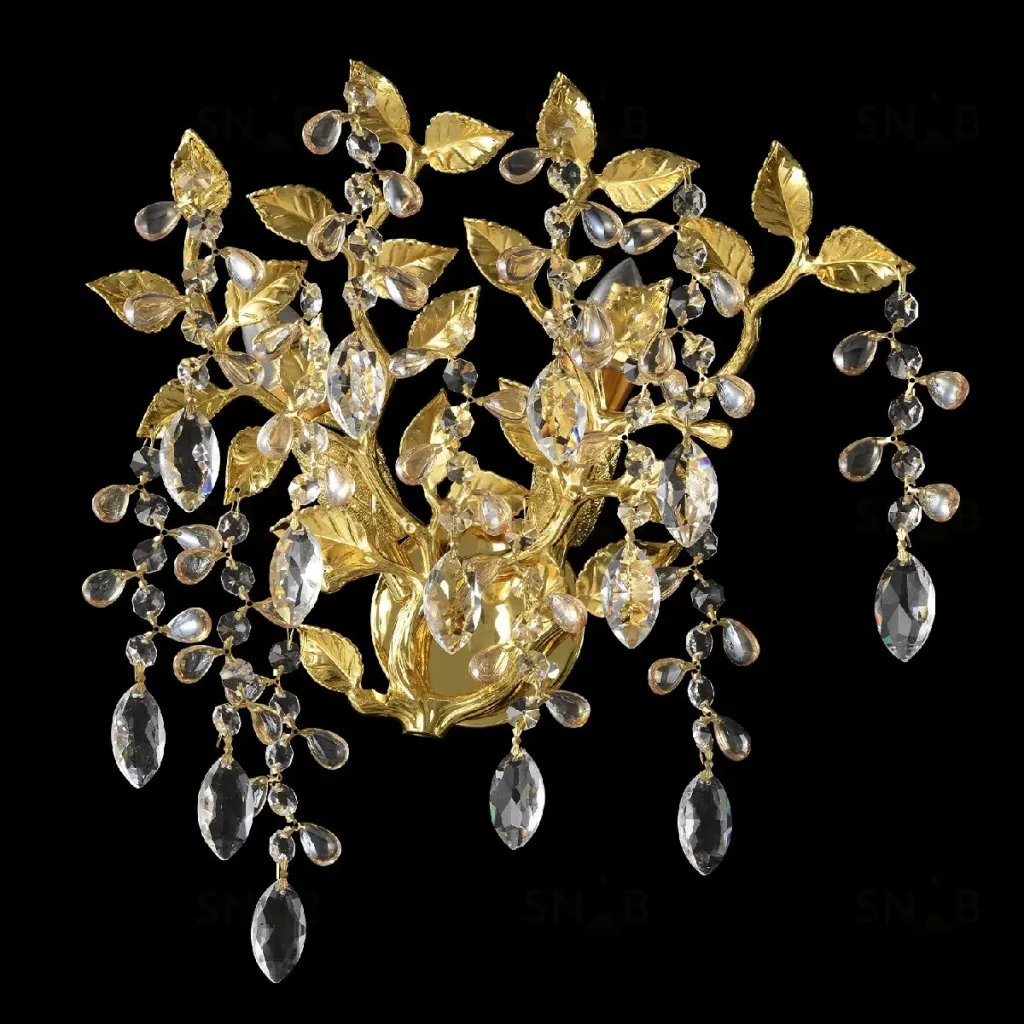 Настенный светильник Crystal Lux EDEN AP2 GOLD EDEN AP2 GOLD