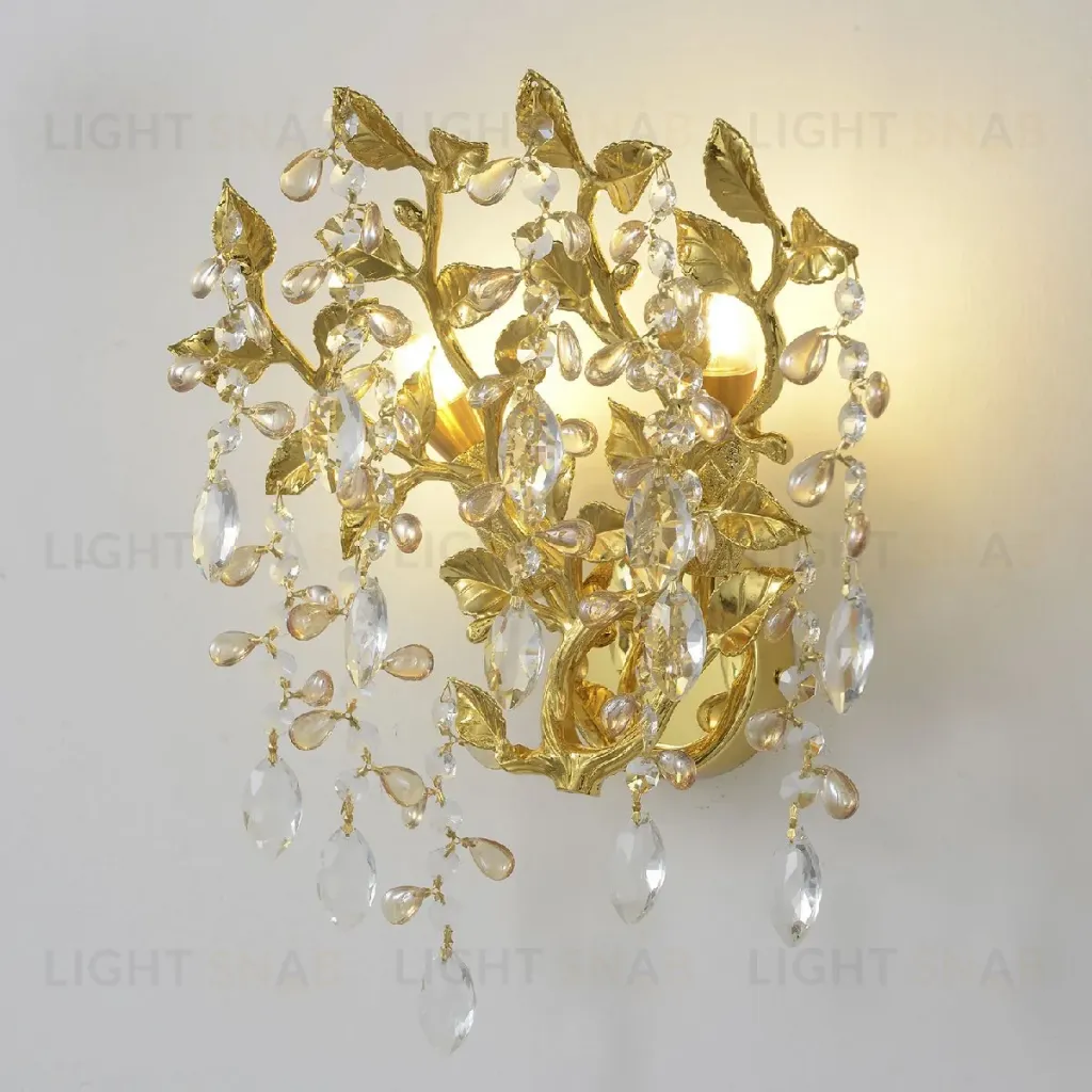 Настенный светильник Crystal Lux EDEN AP2 GOLD EDEN AP2 GOLD