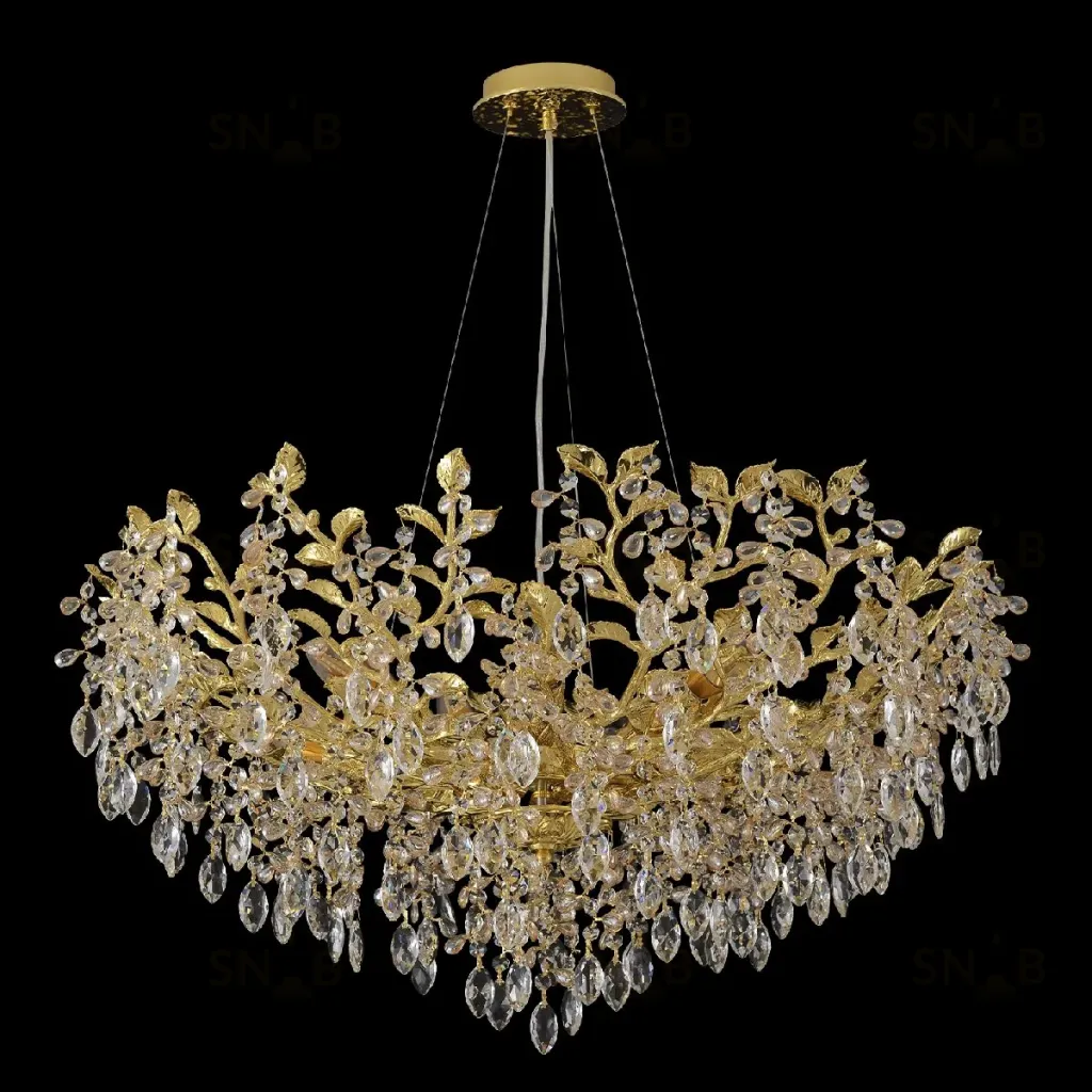 Подвесная люстра Crystal Lux EDEN SP10 GOLD EDEN SP10 GOLD