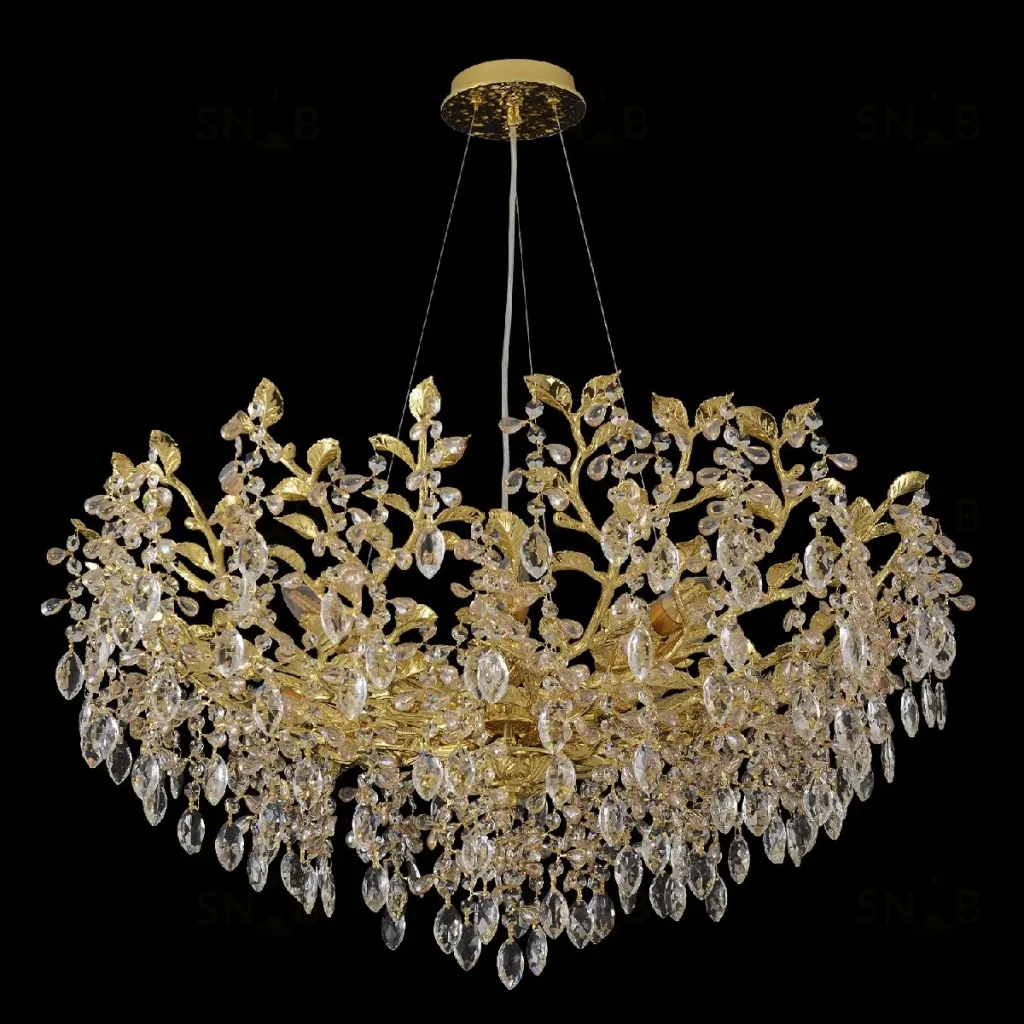 Подвесная люстра Crystal Lux EDEN SP10 GOLD EDEN SP10 GOLD