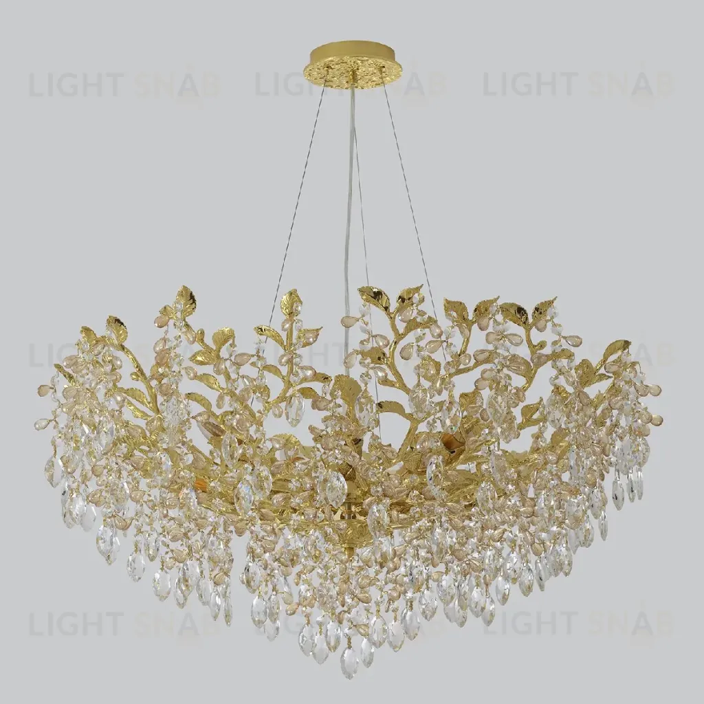 Подвесная люстра Crystal Lux EDEN SP10 GOLD EDEN SP10 GOLD