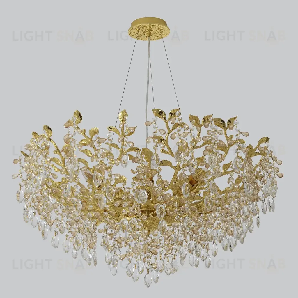 Подвесная люстра Crystal Lux EDEN SP10 GOLD EDEN SP10 GOLD