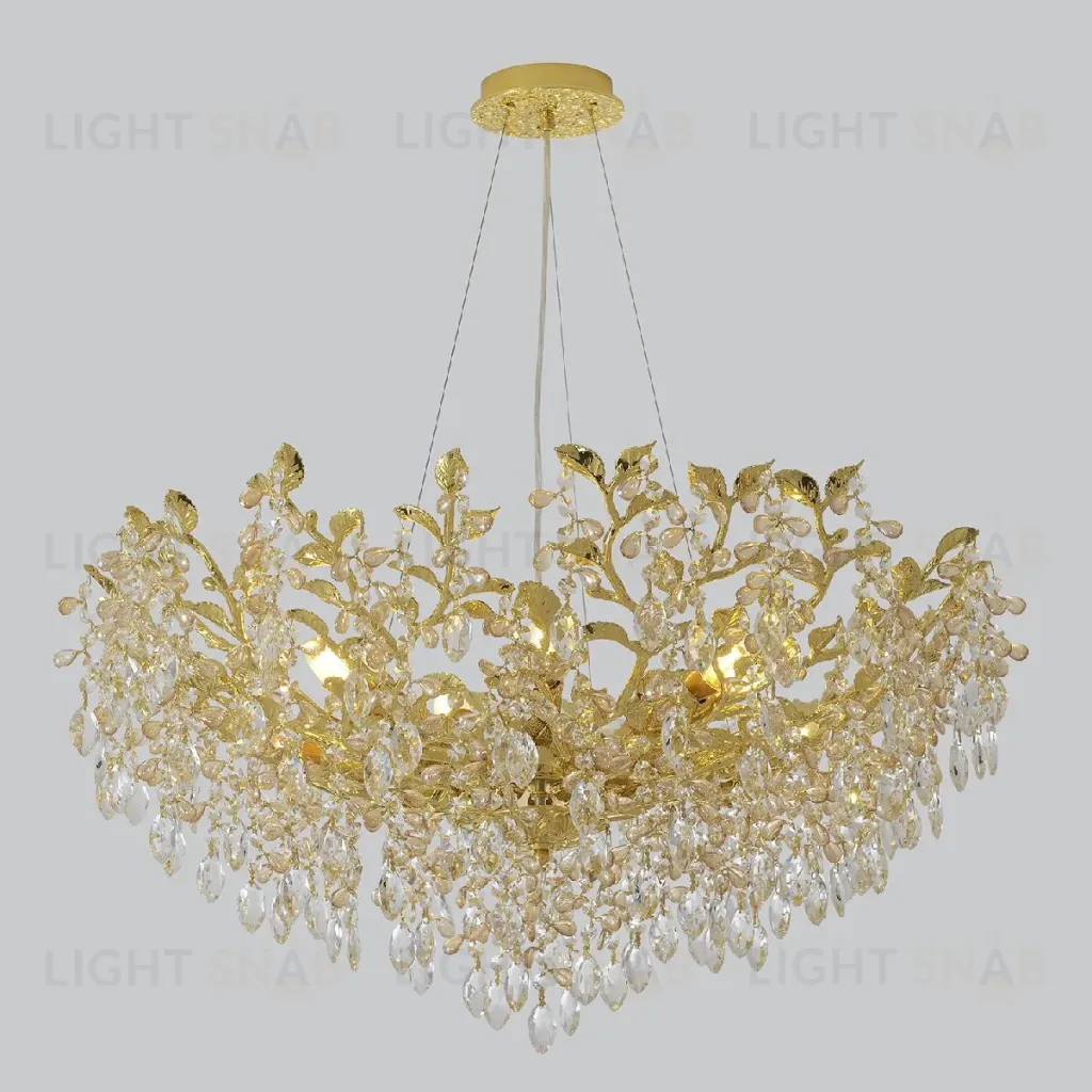 Подвесная люстра Crystal Lux EDEN SP10 GOLD EDEN SP10 GOLD