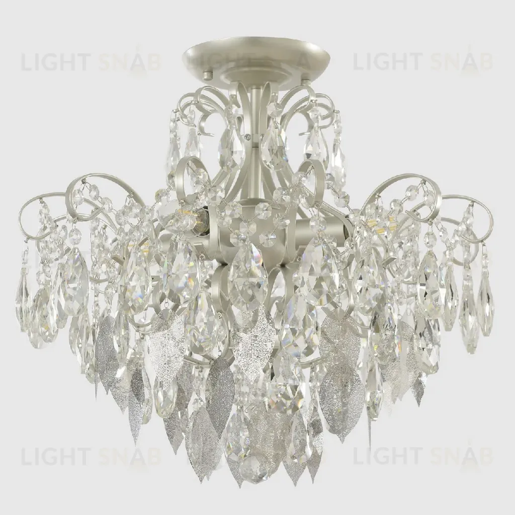 Потолочный светильник Crystal Lux ESMIRALDA PL4 SILVER ESMIRALDA PL4 SILVER