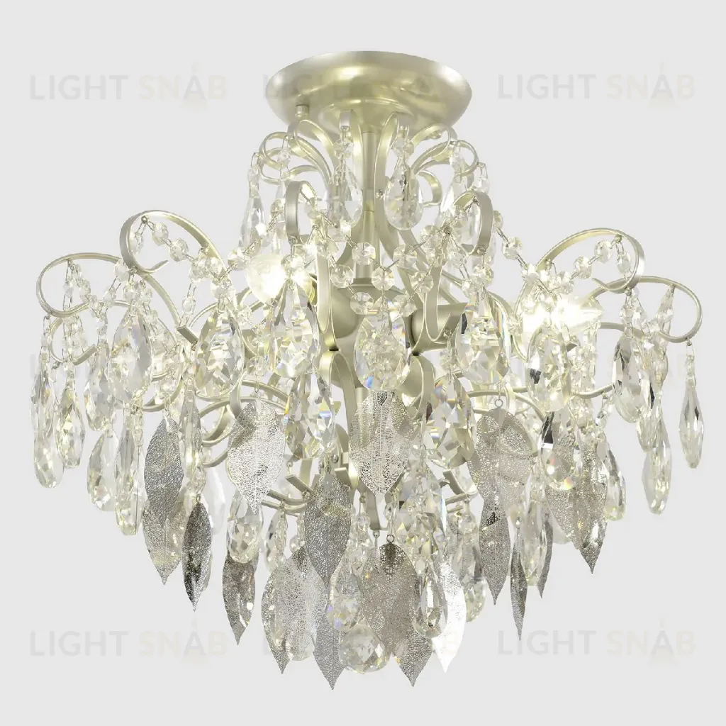 Потолочный светильник Crystal Lux ESMIRALDA PL4 SILVER ESMIRALDA PL4 SILVER