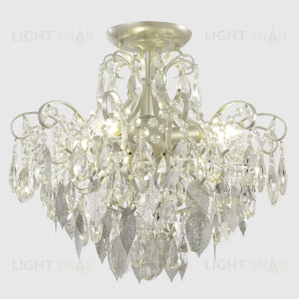 Потолочный светильник Crystal Lux ESMIRALDA PL4 SILVER ESMIRALDA PL4 SILVER