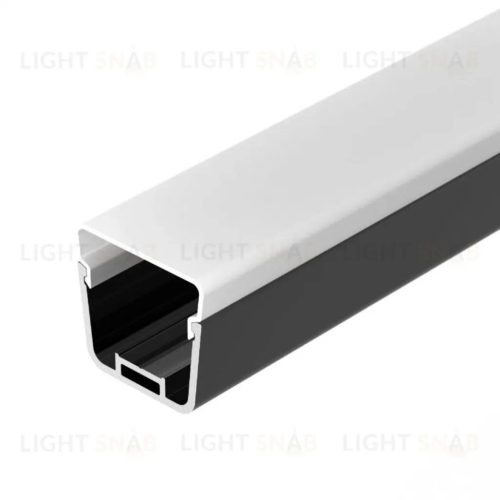 Профиль с экраном Arlight LINE-D-3734-2000 TETRA BLACK+OPAL 055072 055072