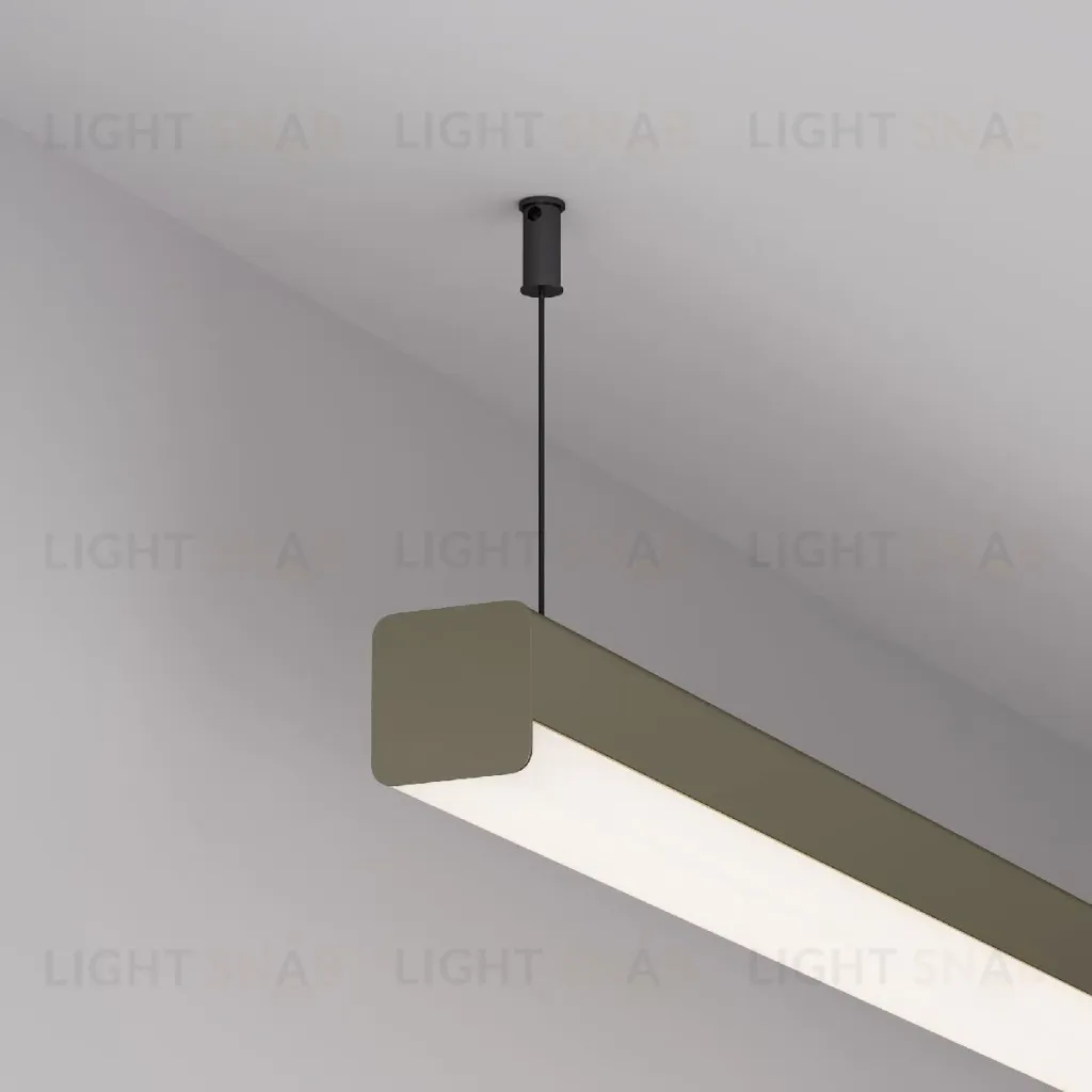 Профиль с экраном Arlight LINE-D-3030-2000 SQUARE OLIVE GREY+OPAL 055097 055097