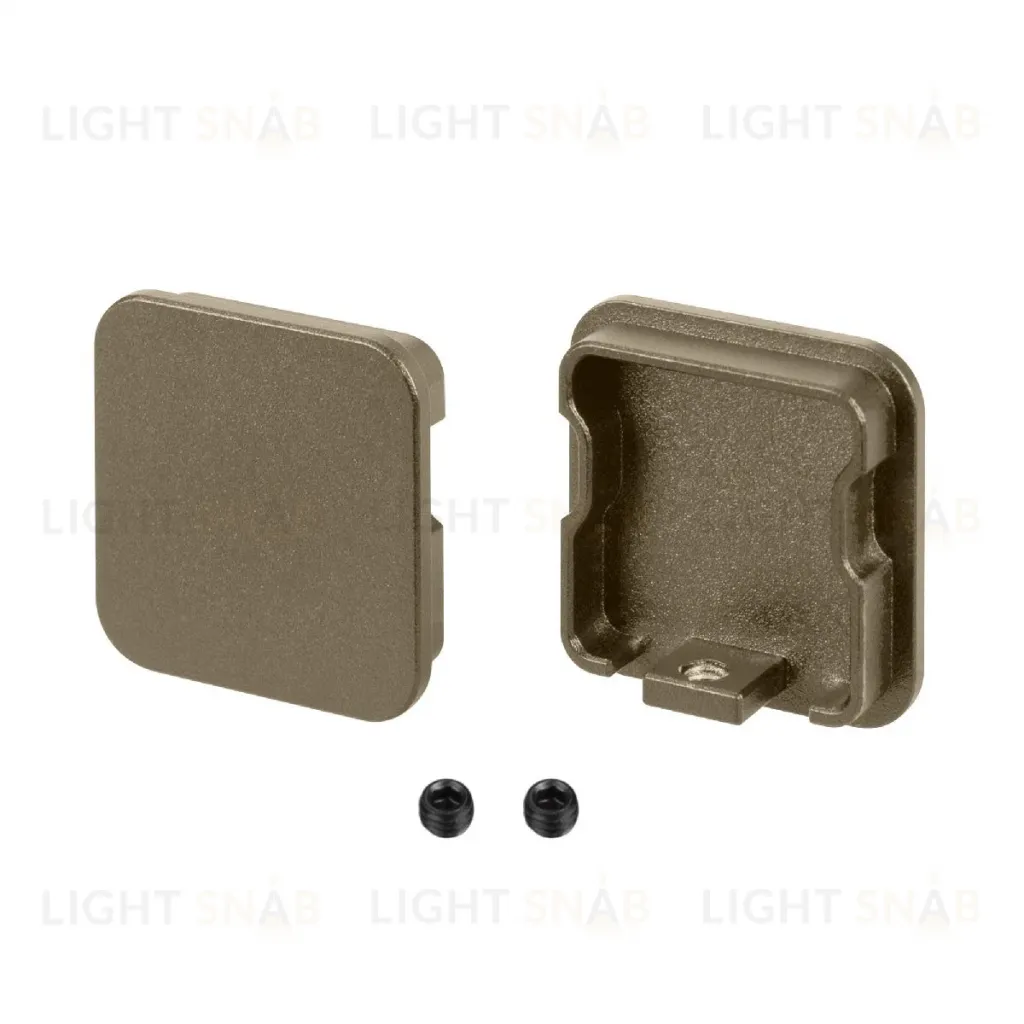 Заглушка Arlight LINE-D-3030 SQUARE OLIVE GREY 055452 055452
