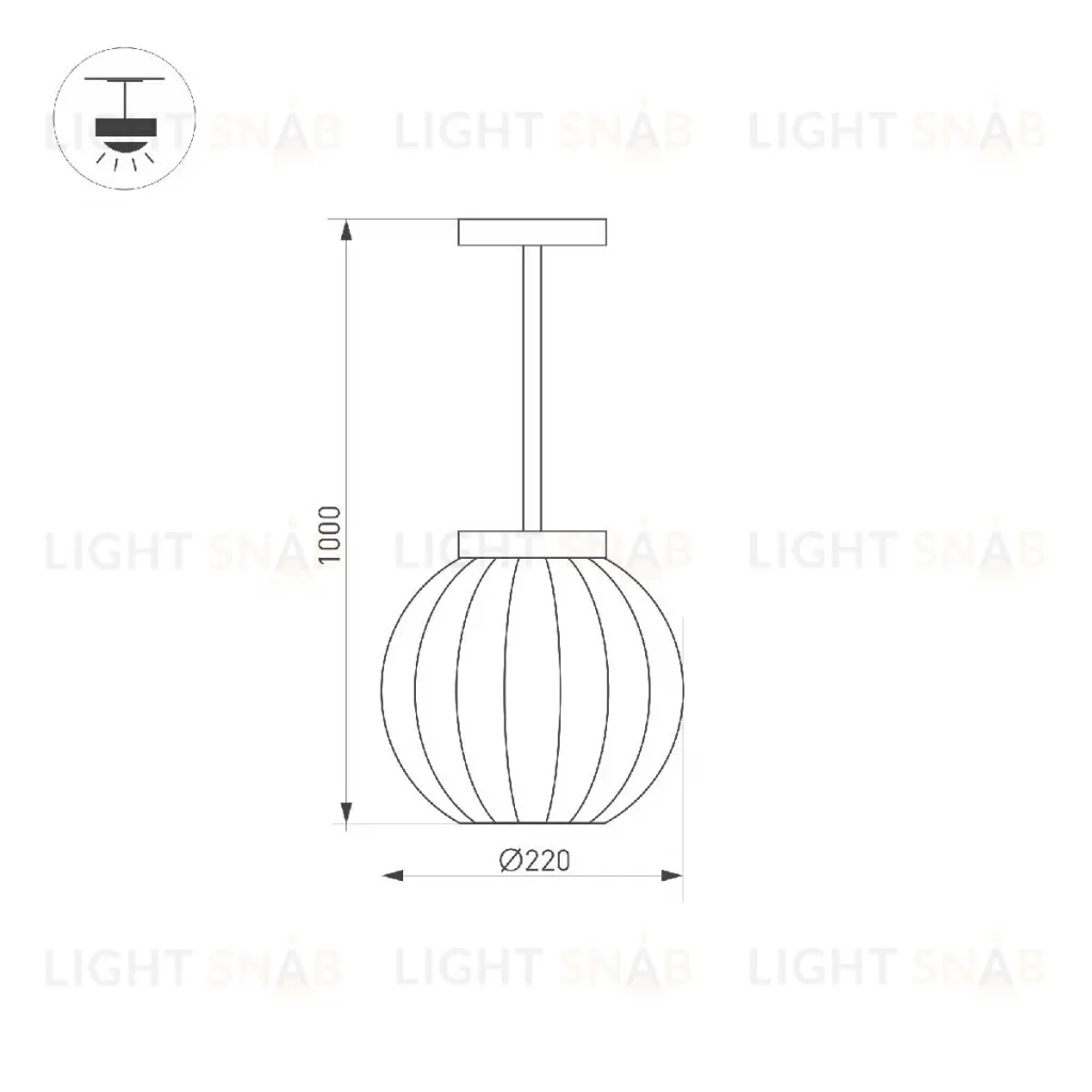 Уличный подвесной светильник Arlight LGD-PEARL-HANG-7W Warm3000 030004(1) 030004(1)